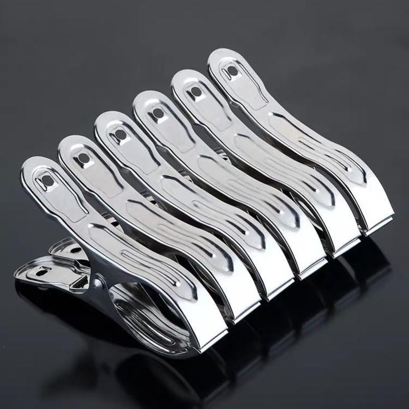 大夹子不锈钢夹子晒衣服晒被子晾衣夹子晒被大号夹子防风防滑夹子 *