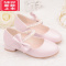 可莉允公主鞋女童春秋包头宝宝小皮鞋软儿童朗诵比赛小学生合唱演出鞋子运动休闲鞋