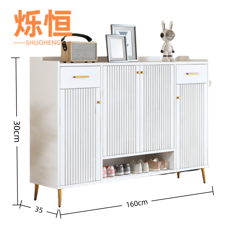 烁恒入户门鞋柜高清大图