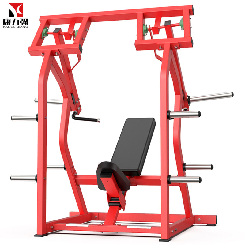 康力强商用悍马系列KLQ908分动式推肩健身房挂片式自由力量器械高清大图