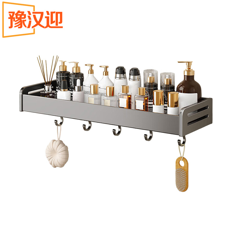 豫汉迎免打孔毛巾架高清大图