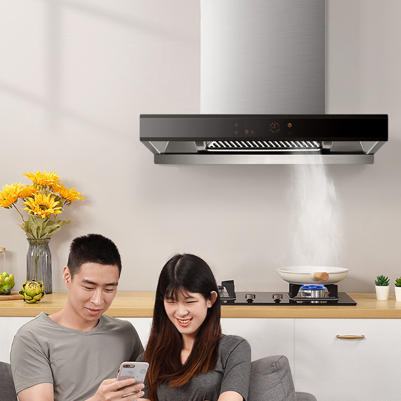 长虹F01自清洗22m3大吸力家用厨房排烟抽油烟机吸油烟机抽烟机
