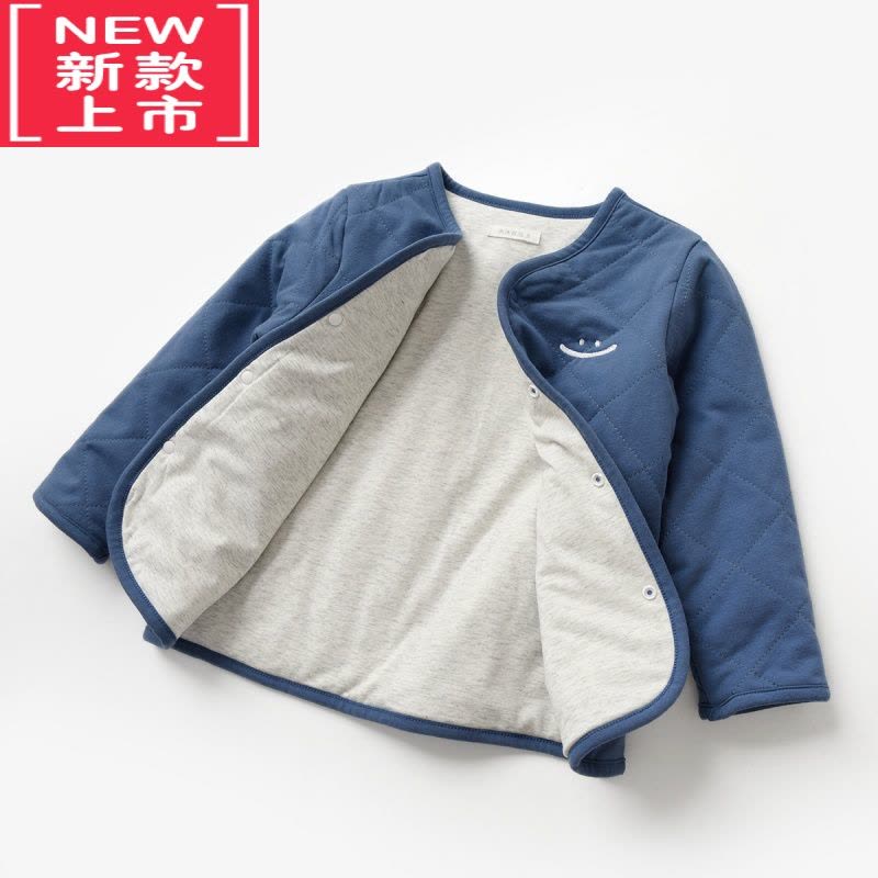 可莉允儿童夹棉绗缝棉服 男童女童里衬小棉袄中大童内胆秋冬款童装图片