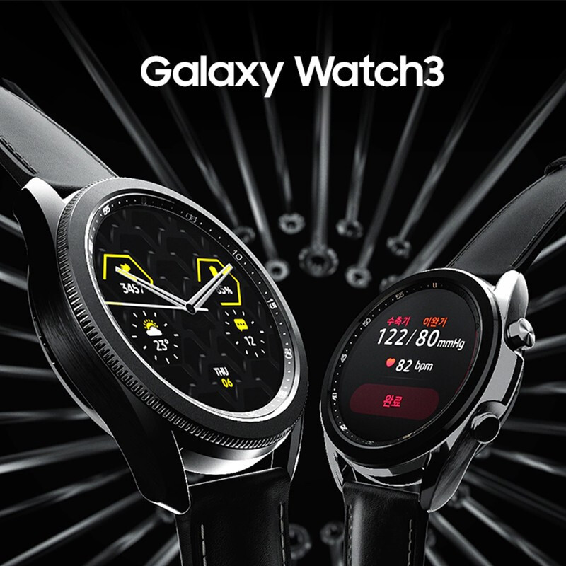 三星Galaxy Watch3 BT版 蓝牙电话智能手表 血氧检测+天气表盘+压力检测+移动支付 45mm 冷山灰