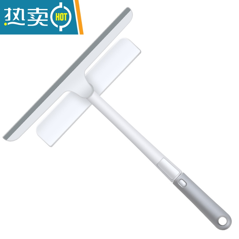 敬平玻璃刮子家用擦玻璃器工具刮水器擦窗户清洗双面擦搽窗清洁专用 [升级加长款]可旋转刮水器刮洗双面两用(长柄可高清大图