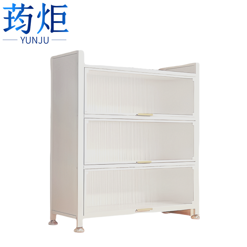 荺炬书架4层3门个高清大图