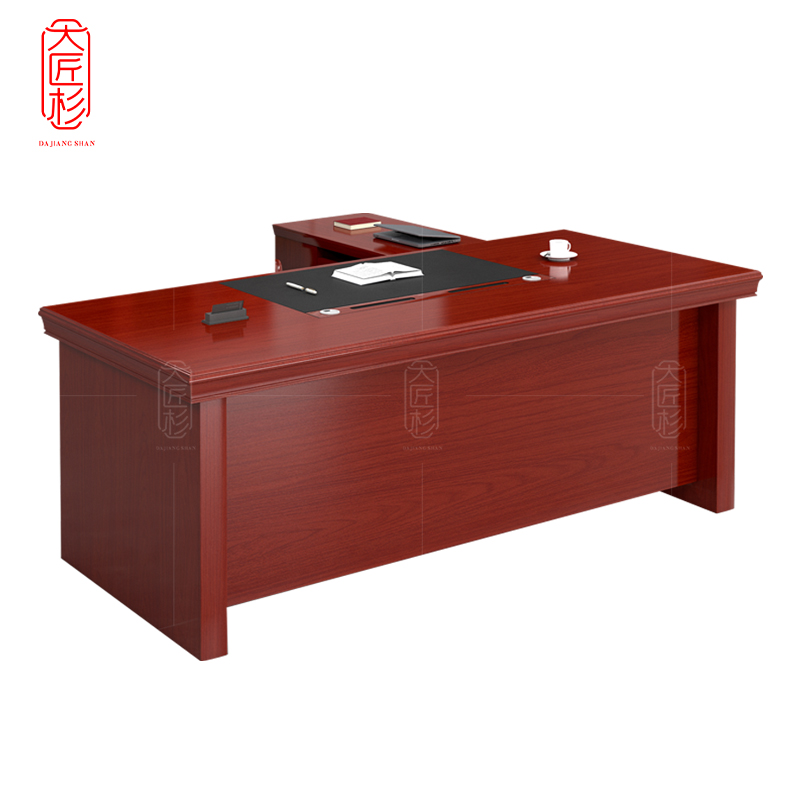 大匠杉 办公桌班台电脑桌2m DBT005HZ200高清大图