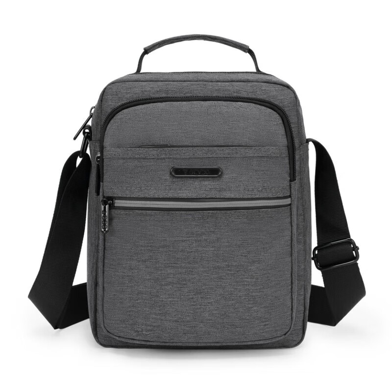 恒源祥男包单肩包男斜挎包休闲男士包包背包小包 HYX0536黑色高清大图