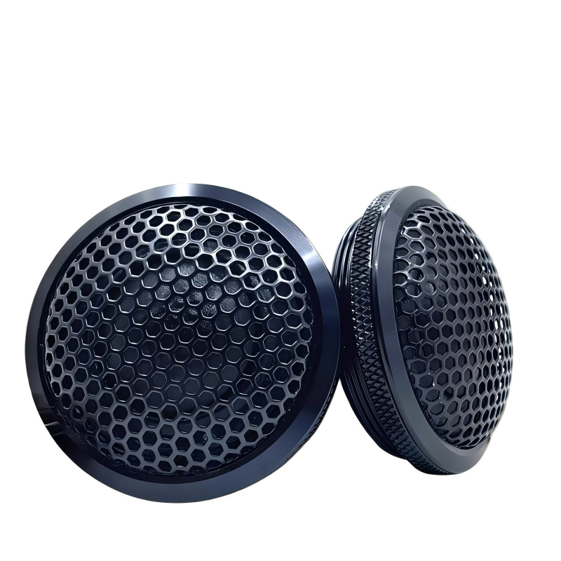 京铁威 汽车高音头一对车载发烧级高音喇叭 个 黑色【一对】+送开孔器