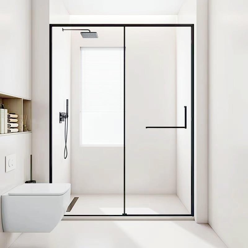 淋浴房隔断门卫生间干湿分离推拉移门一字型