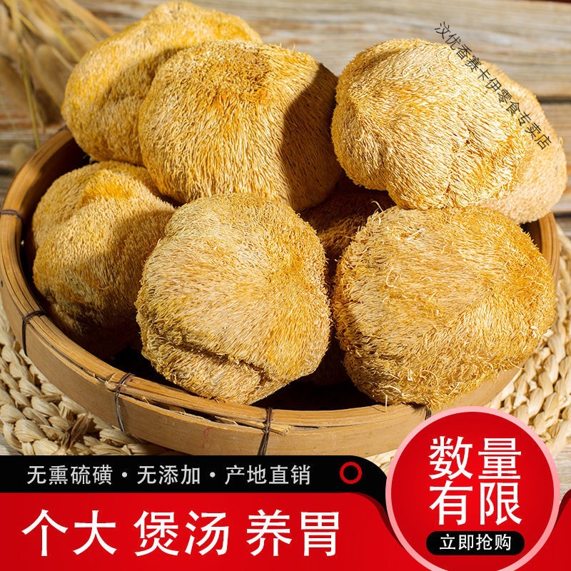 猴头菇干货猴头菇粉养胃粉候头菇猴菇新鲜新货高清大图