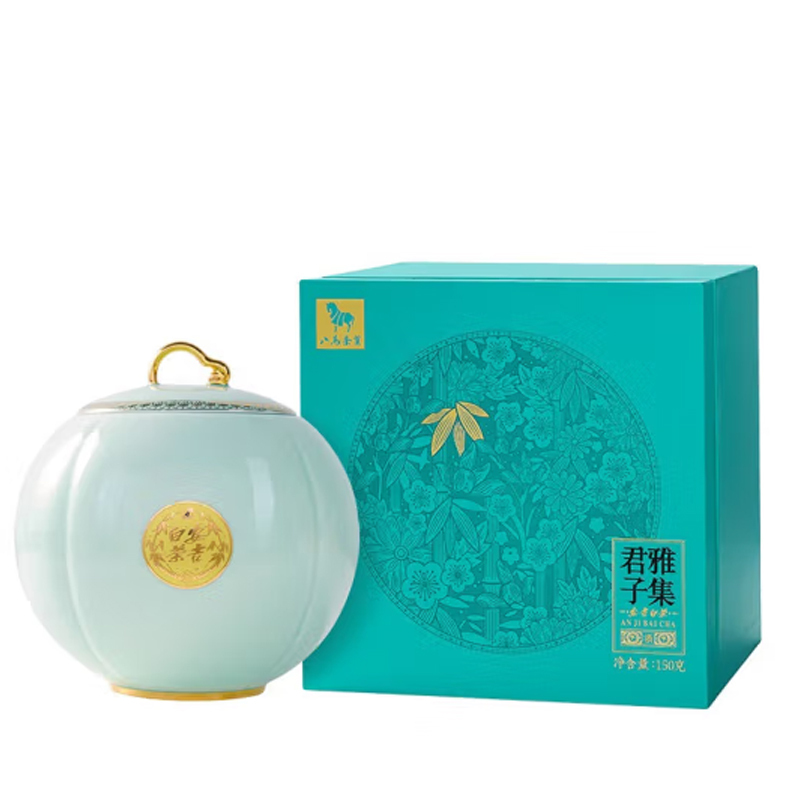八马茶业(BAMA TEA)君子雅集·安吉白茶(新)150克