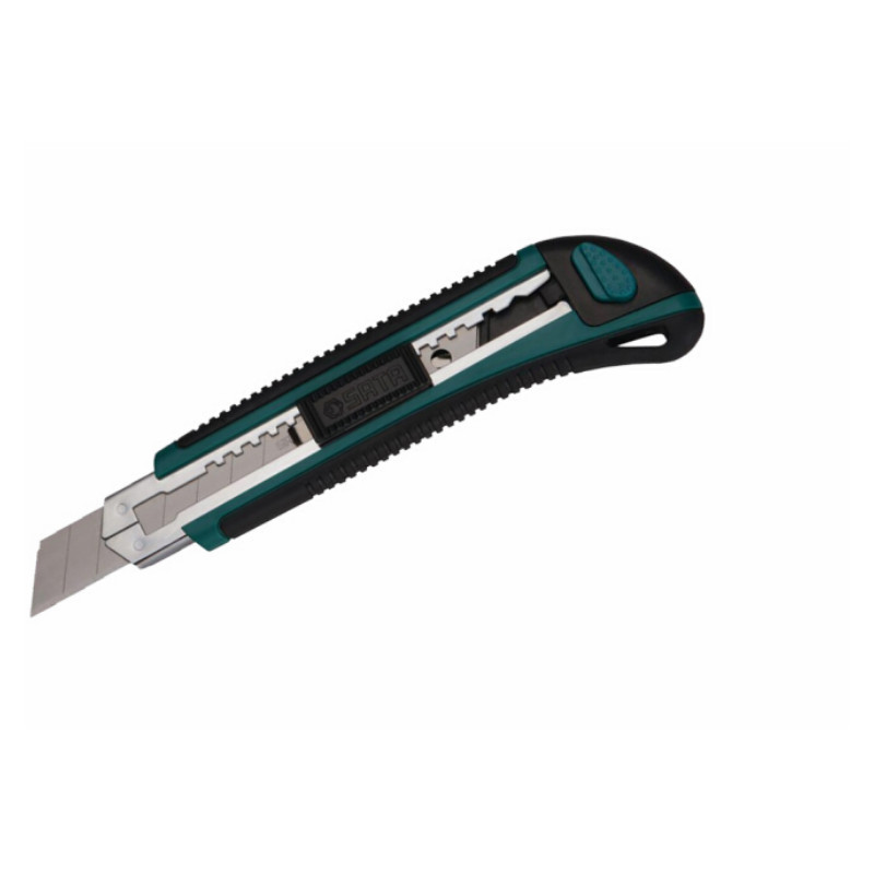 世达 SATA 93430 18mm工业级金属美工刀(内附5片刀片)