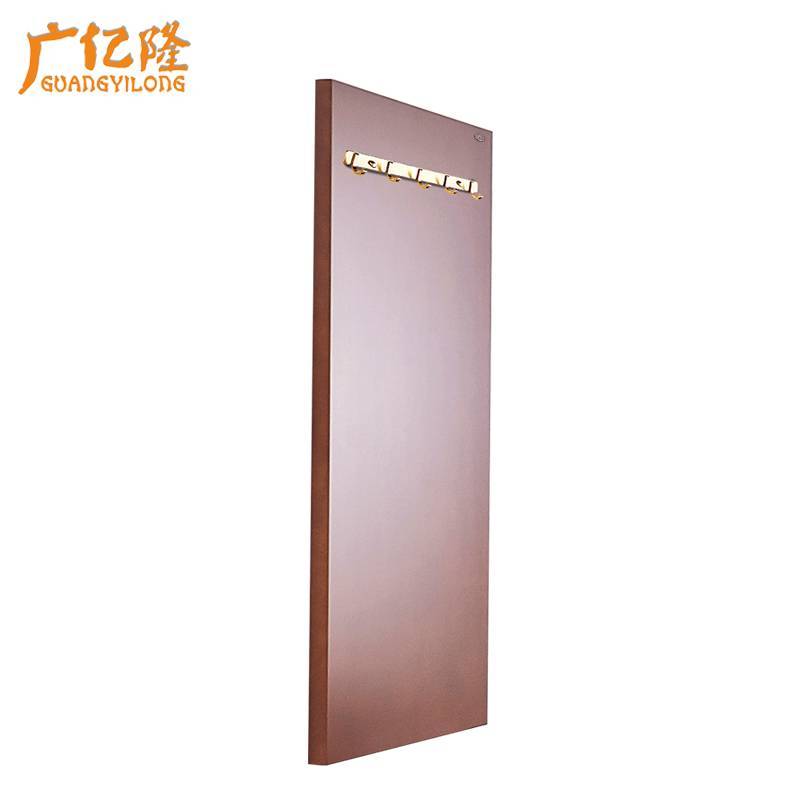 广亿隆木质挂衣板公寓挂衣背板衣帽墙板挂衣帽架高清大图