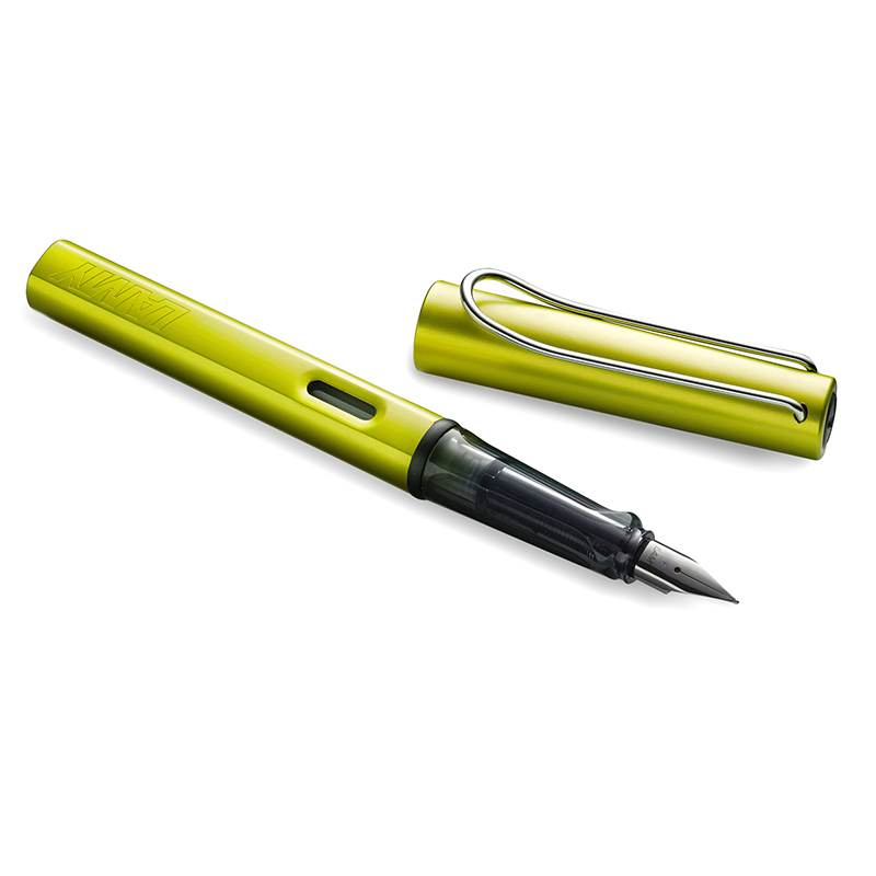 凌美lamyalstar恒星系列钢笔限量版电光绿色ef尖