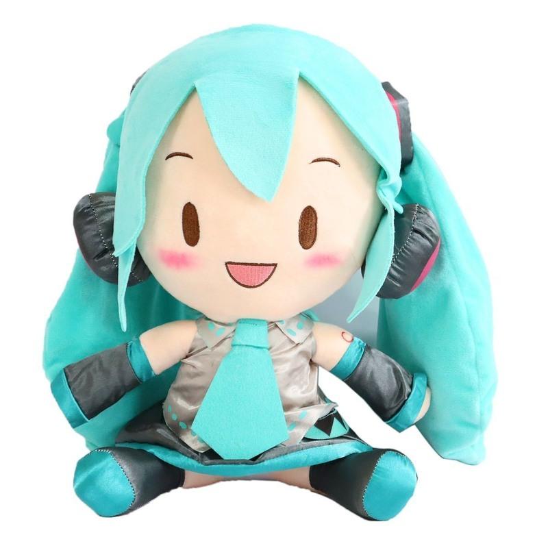 初音未来 公仔 毛绒娃娃 毛绒玩偶 节日礼物 尾货剪标 32厘米左右特价