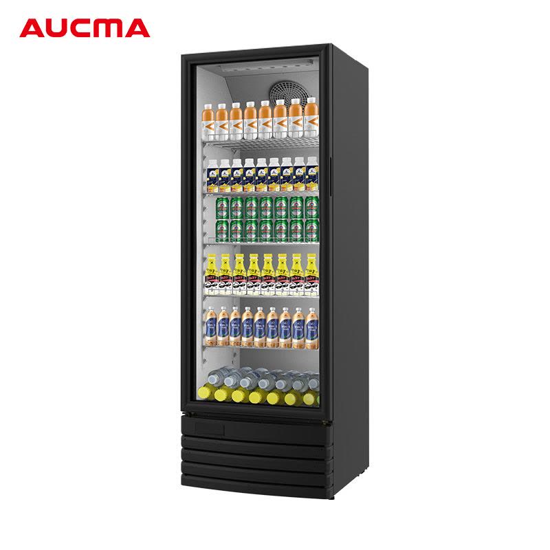 澳柯玛(AUCMA) 展示柜SC-316NE 316升商用单门冷藏展示柜冰柜保鲜饮料柜啤酒柜循环风机制冷合金内胆一级能效图片