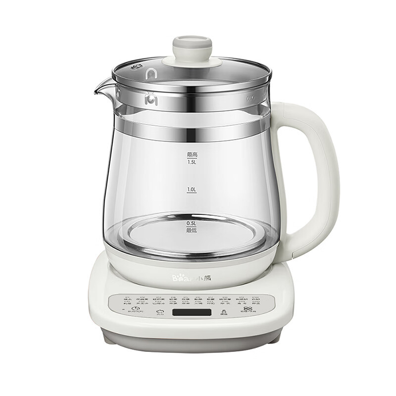 小熊(bear) 养生壶1.5L煮茶壶全自动保温多功能电水壶 YSH-C15W1不带滤网