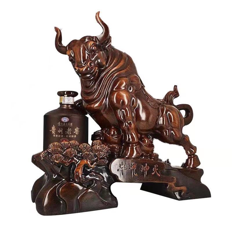 moutai茅台牛气冲天贵州老窖53度酱香型白酒500ml单套