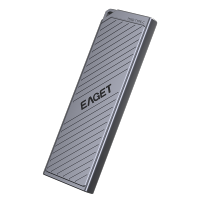 忆捷(Eaget)长江存储颗粒高速4TB移动固态硬盘HM26 USB3.2/TYPE-C手机电脑两用2000MB/S