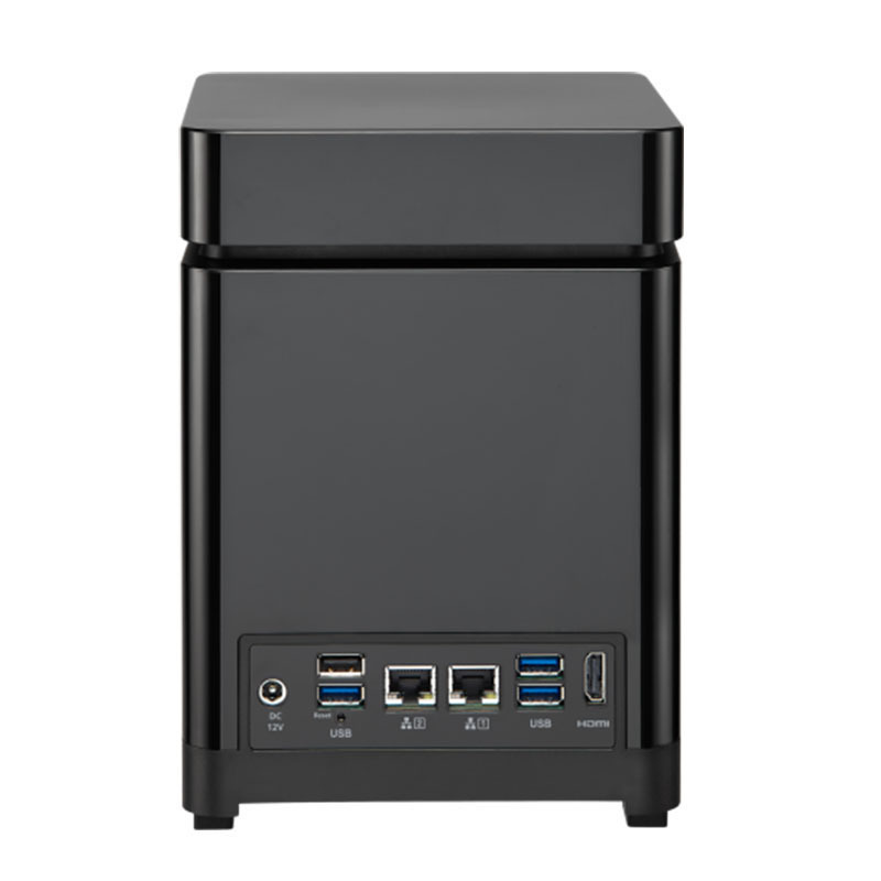 威联通(QNAP)TS453Bmini4G内存 四核处理器 直立 NAS 四盘位网络存储(无内置硬盘)