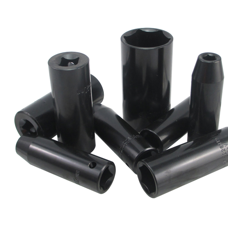 华丰巨箭 12.5MM(1/2”)欧式汽动长套筒(六角)HF-226132