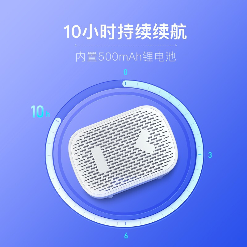 小度智能音箱 mini版 随身蓝牙音箱 迷你音响 小度智能音箱 智能语音助手 蓝牙5.0连接 白色