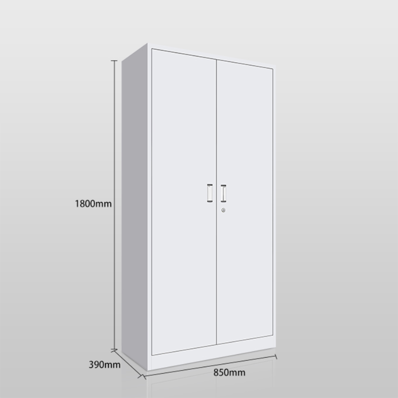 韶优钢制办公室商用通门整体文件柜WJG-2灰色 整体文件柜