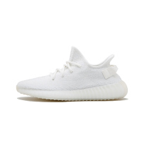 阿迪达斯adidas YEEZY BOOST 350 V2纯白椰子男女通用款防滑耐磨橡胶底限量休闲跑步鞋 CP9366