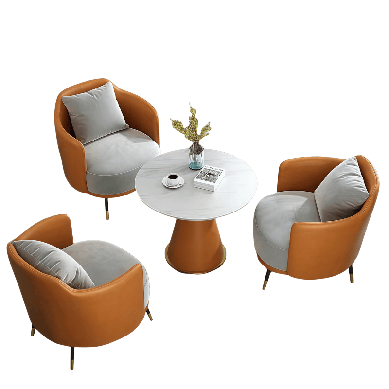 鑫木樽休闲桌椅一桌三椅套高清大图