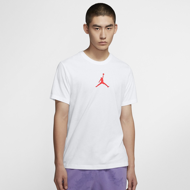 耐克短袖男air jordan aj篮球宽松透气运动t恤bq6741-101