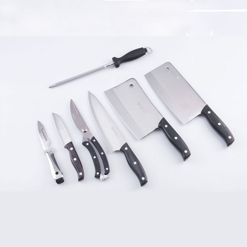 楚家刀家用菜刀8件套刀锻打厨房刀具套装套刀切片刀斩骨刀组合