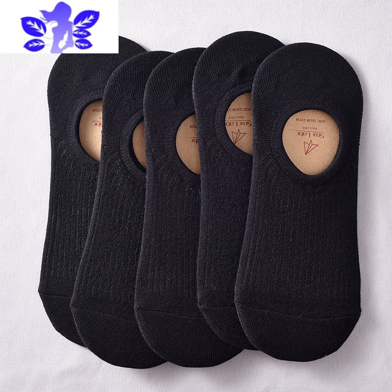 Ideamini白色硅胶防滑船袜子男潮流ins浅口短袜夏季薄款学生半隐形袜袜子