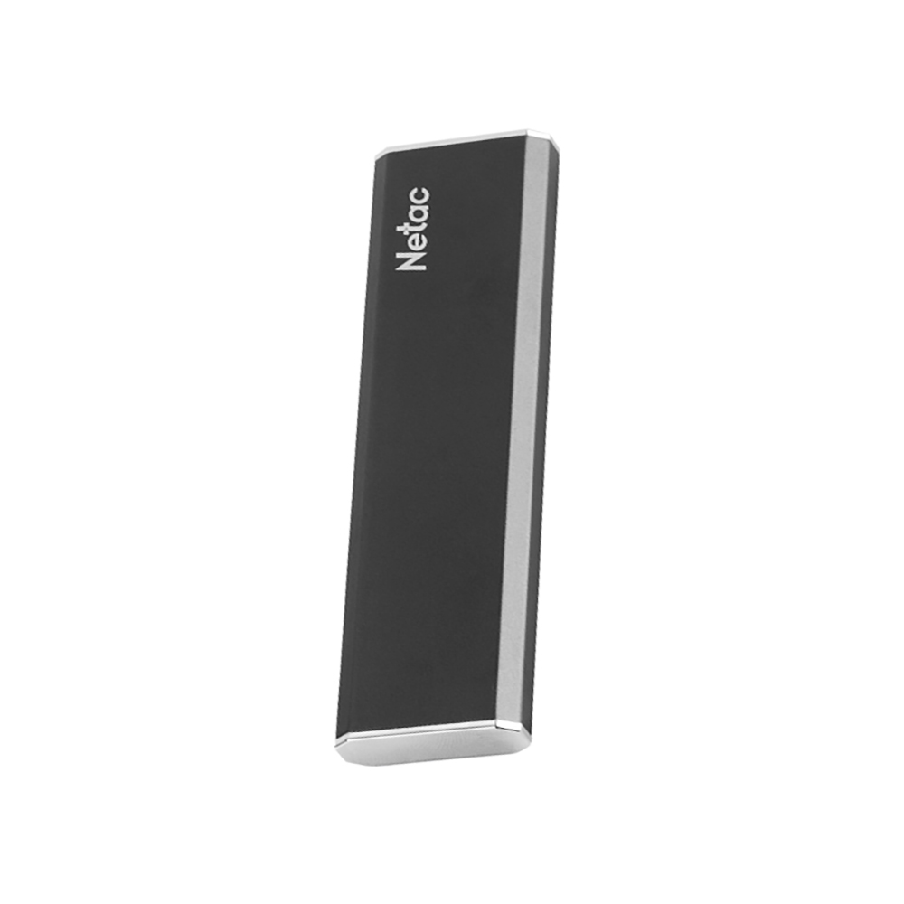 朗科(Netac)ZM1-512G移动固态硬盘 金属灰黑色