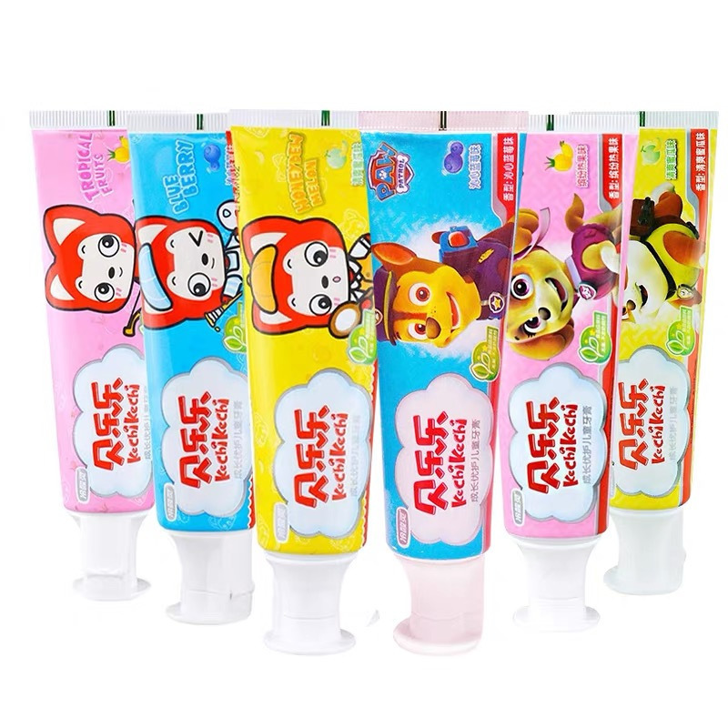 冷酸灵贝乐乐儿童牙膏无氟212岁60g小孩学生香甜果味正品60gkt5