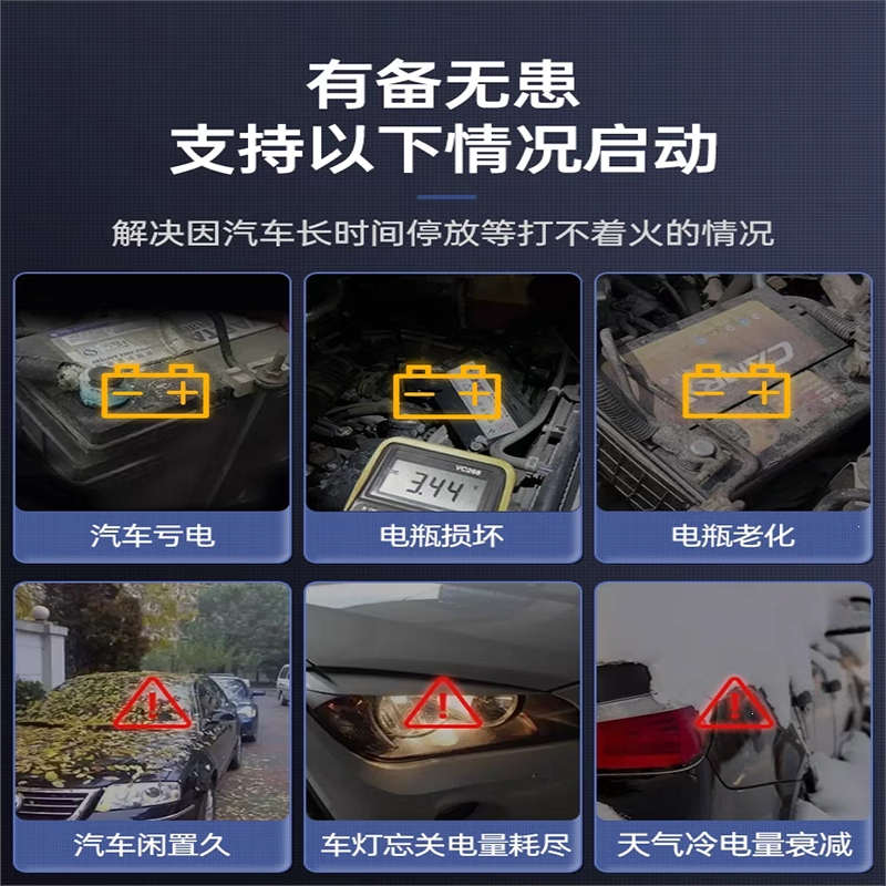 纽曼(Mewsmy)汽车应急启动电源12V24V大货车车载电瓶大容量打火搭电宝