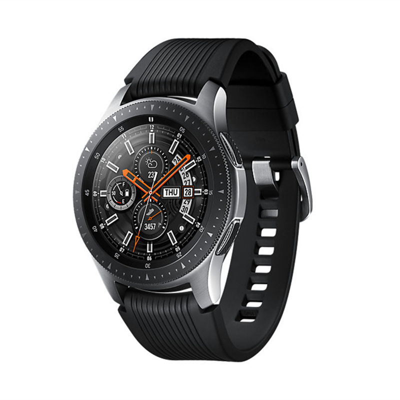 三星samsunggalaxywatchgears4钛泽银46mm蓝牙通话运动防水心率监测