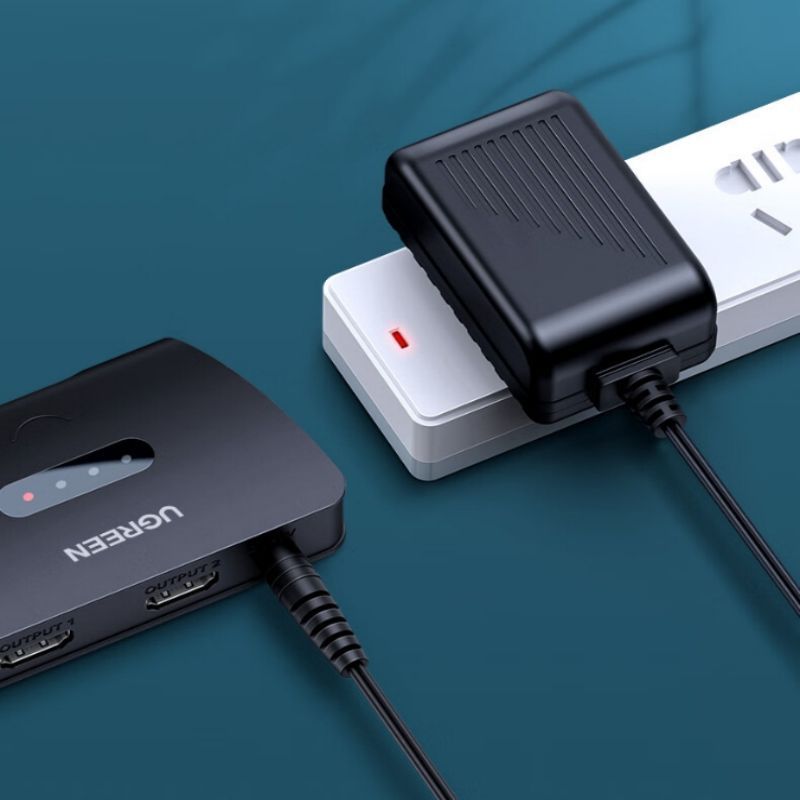 UGREEN/绿联,50744,HDMI 2进1出KVM切换器高清大图