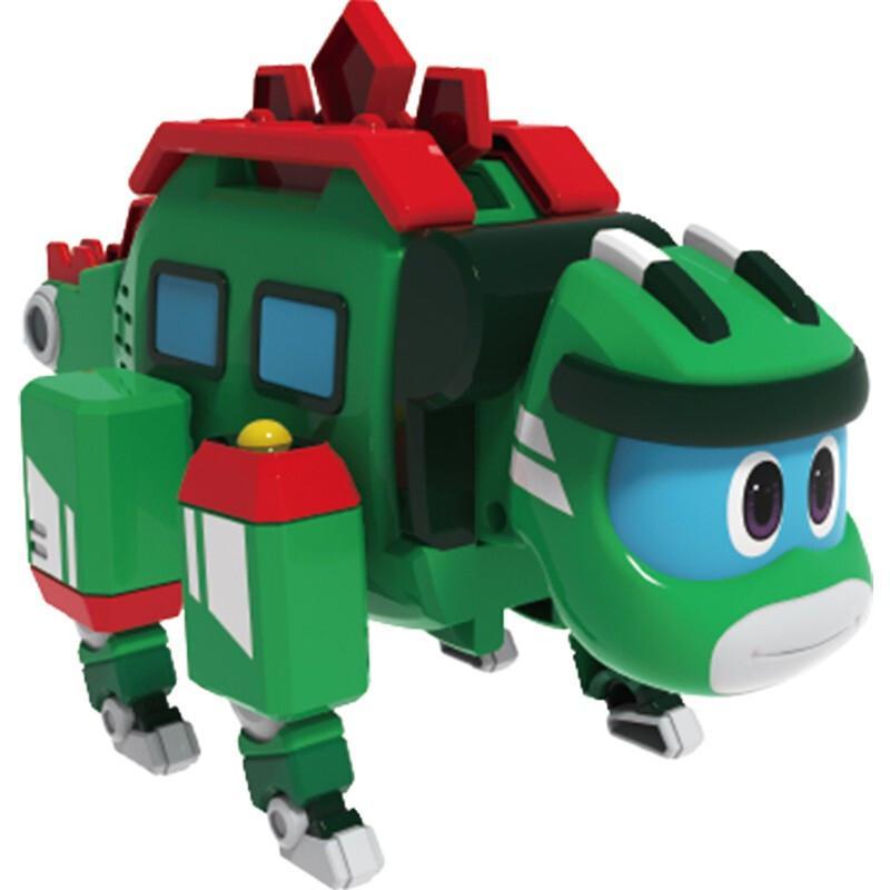 灵动创想帮帮龙玩具出动第三季恐龙探险队儿童变形机