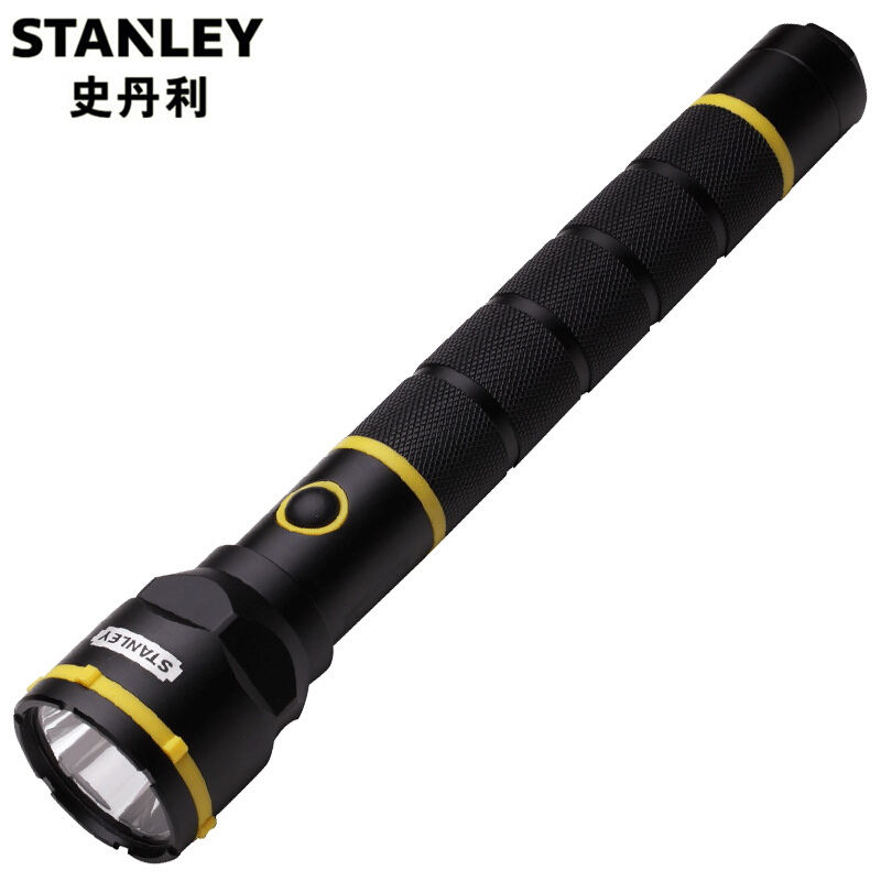 STANLEY/史丹利可调焦铝充电 LED铝合金手电筒 铝合金手电筒3W 95-153-1-23