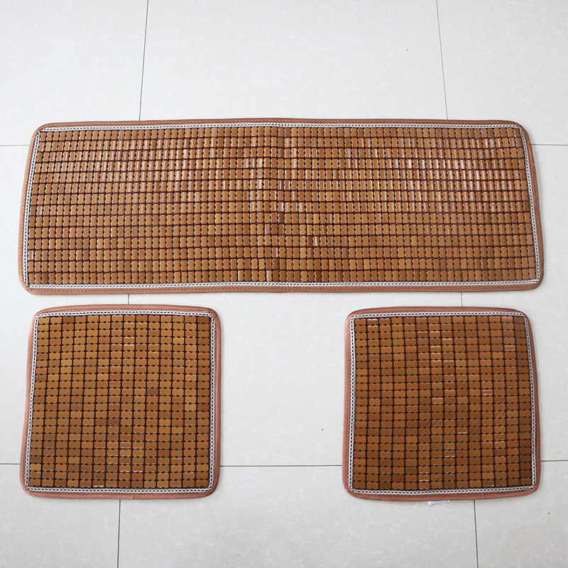 美帮汇夏季凉席办公室坐垫夏天透气椅垫防滑椅子垫通用凳子垫家用竹座垫高清大图