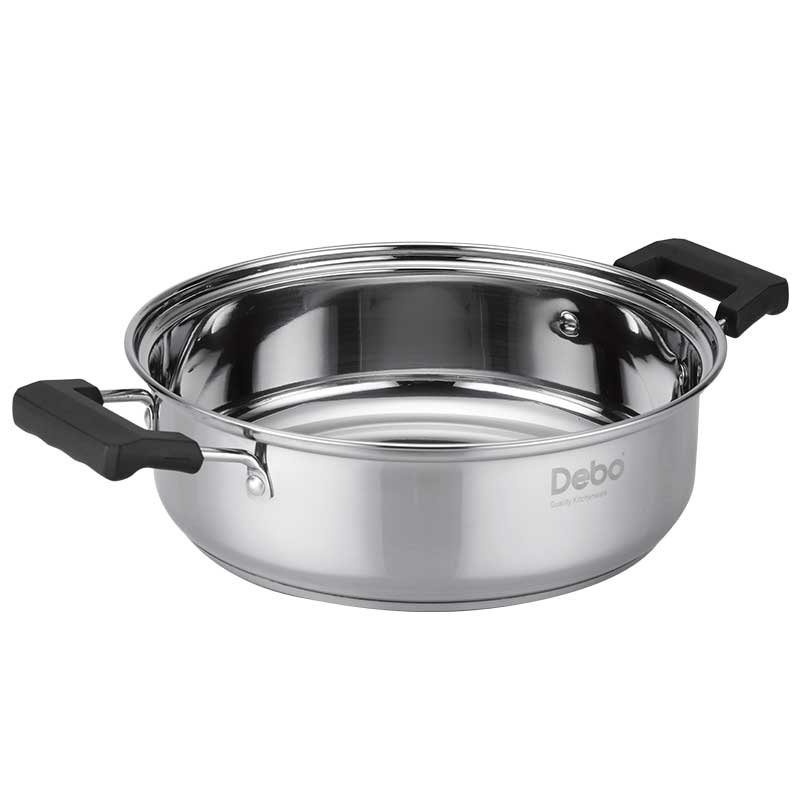 德铂(Debo)汤锅不锈钢煲汤锅燃气电磁炉通用维拉28cm DEP-DS79 个高清大图