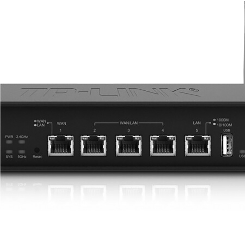 TP-LINK 5G双频无线企业级路由器 wifi穿墙千兆端口AC管理 TL-WVR1200G 1200M(单位:台)
