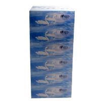 心相印K120抽盒抽 (天鹅)纸巾抽纸 6盒/包 48盒/件
