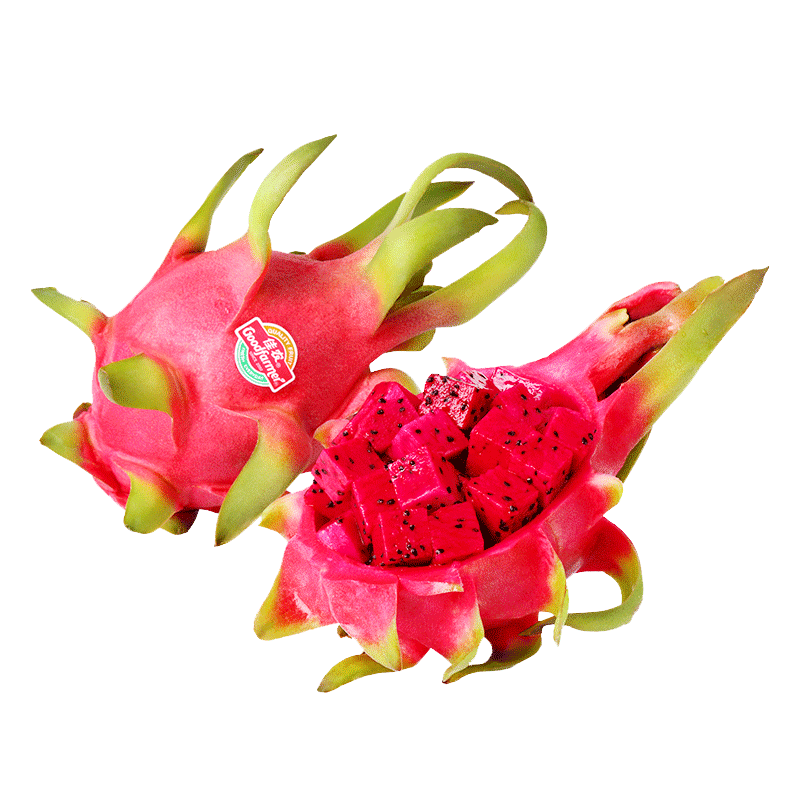 佳农越南进口红心火龙果3个装中果总重约11kg新鲜水果