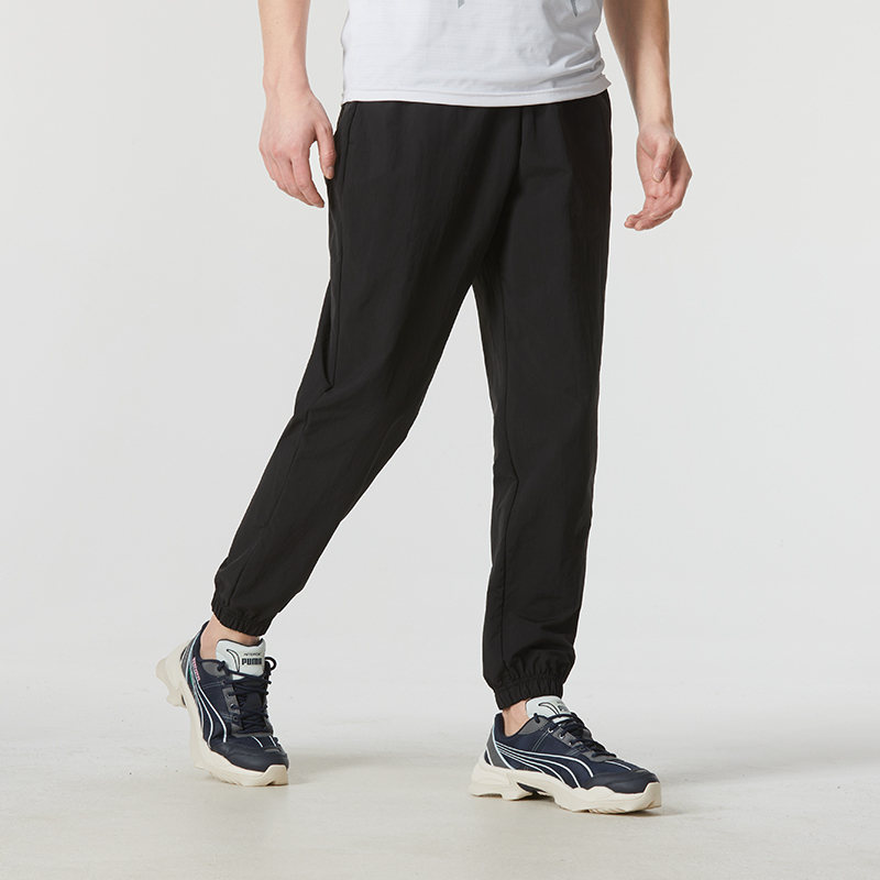 彪马(PUMA)男裤新款运动裤户外时尚跑步健身舒适透气休闲梭织长裤685578-01 ZP