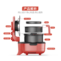 利仁(Liven)空气炸锅家用多功能无油煎炸无烟大容量热空气循环不粘烤架易清洗自动断电KZ-5M