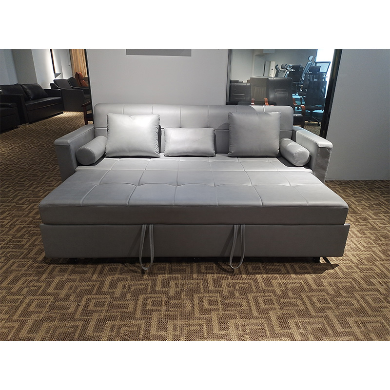 匡大 办公沙发 皮艺沙发 办公室折叠午休沙发 西皮 三人位 KDT902高清大图