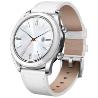 华为(HUAWEI) 智能手表 WATCH GT 雅致款 白色 实时心率监测 睡眠监测 健康管理 移动支付 强劲续航 运动智能手表