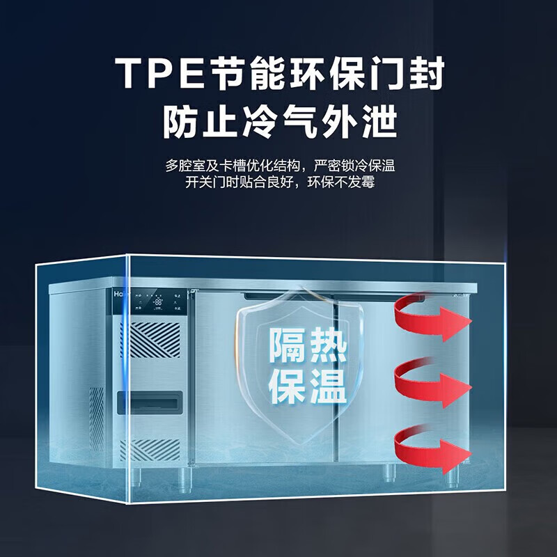 海尔(Haier)保鲜工作台SP-306C2W1.2米全冷藏风冷无霜1级能效全铜蒸发器高清大图